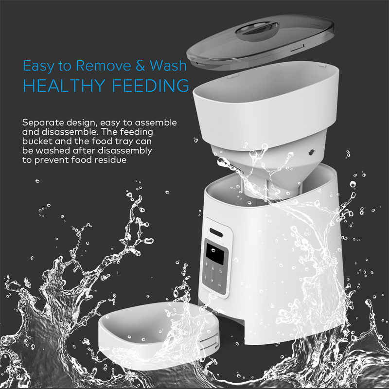 New Pet Feeder Pet Dispenser For Cat And Dog Travel Supply Automatic Smart Slow Feeder Dispenser Fixed Time Amount Of Food Bowl